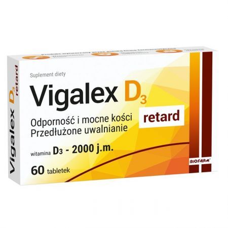 Vigalex D3 2000 j.m. Retard 60 tabletek