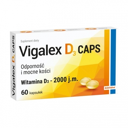 Vigalex D3 Caps 2000 j.m. 60 kapsułek