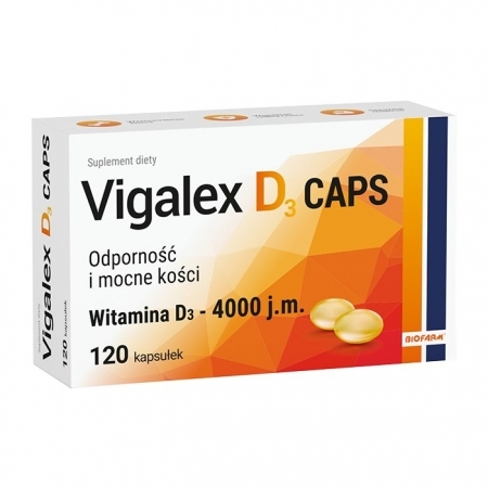 Vigalex D3 Caps 4000 j.m. 120 kapsułek