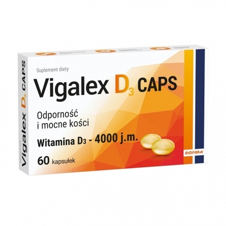 Vigalex D3 Caps 4000 j.m. 60 kapsułek