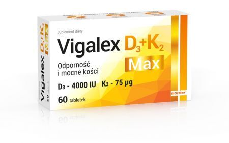 Vigalex D3+K2 Max 60 tabletek