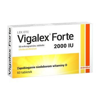 Vigalex Forte 2000 IU 60 tabletek / Witamina D3