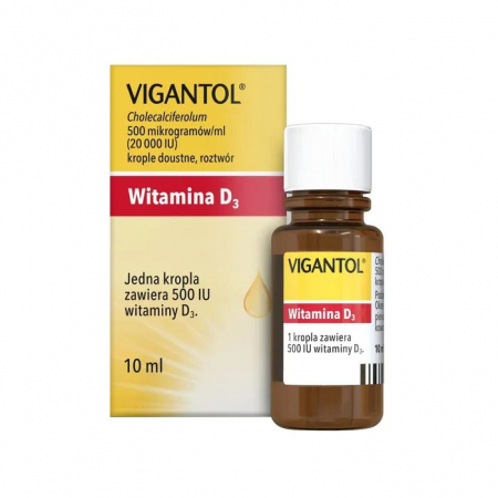 Vigantol krople doustne (20.000 j.m./ml) witamina D3, 10 ml