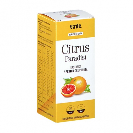 Virde Citrus Paradisi ekstrakt z pestek grejpfruta krople, 50 ml