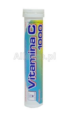Vitamina C 1000 mg dla diabetyków (smak zielona cytryna) 20 tabl.