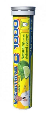 Vitamina C (smak zielonej cytryny) 1000 mg 10 tabletek musujących