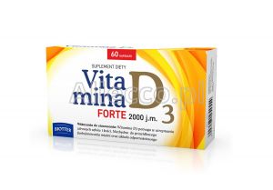Vitamina D3 Forte 2000 j.m. 60 kapsułek / Witamina D dla dorosłych