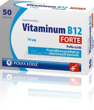 Vitaminum B12 Forte 10mcg 50 tabl.