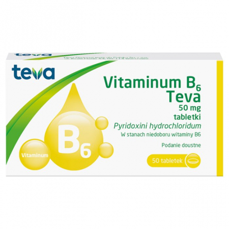 Vitaminum B6 50 mg 50 tabl.