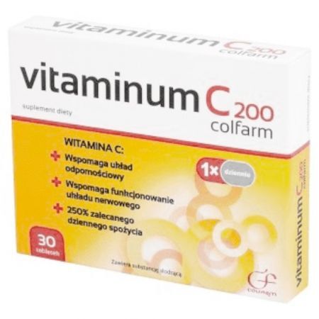 Vitaminum C 200 30 tabletek