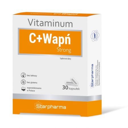 Vitaminum C + WAPŃ STRONG 30 kapsułek