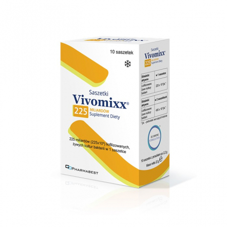 Vivomixx 225 saszetki proszek do sporządzania zawiesiny doustnej, 10 szt.