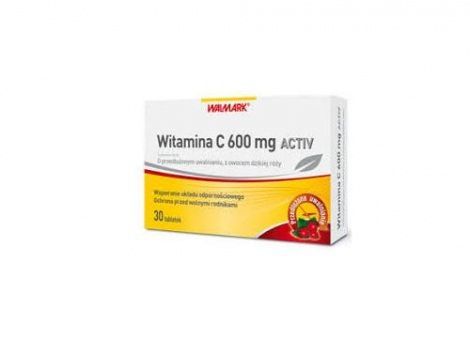 Witamina C 600 Mg Activ 30 Tabletek Witamina C Witaminy I Minerały Alleccopl