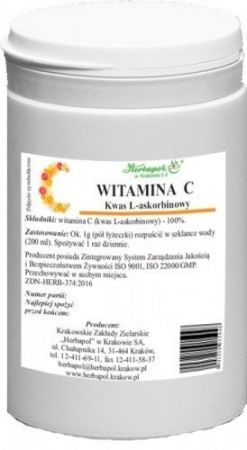 Witamina C Kwas L-askorbinowy 1000 mg 1 kg