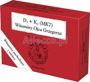 Witamina D3+K2 O.Grzegorza 30 kapsułek