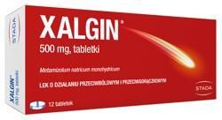 Xalgin 500 mg 12 tabletek / Ból i gorączka