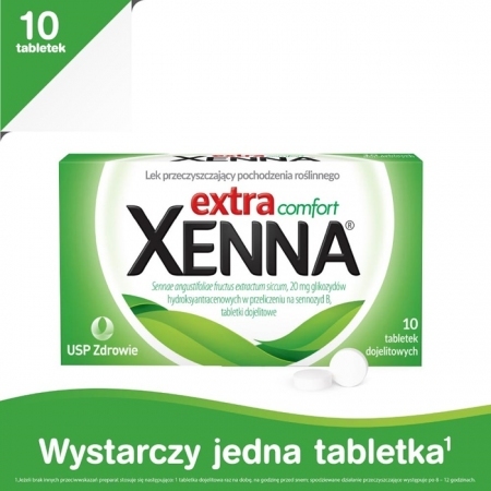 Xenna extra comfort 10 tabletek dojelitowych / Zaparcia