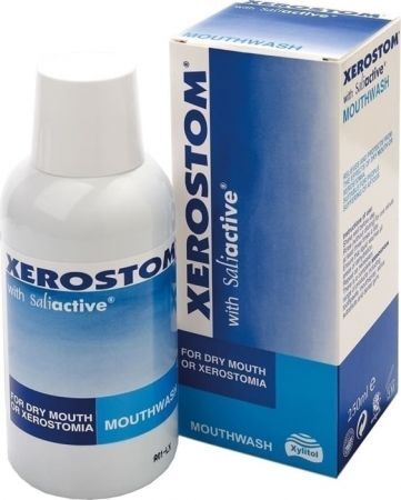 Xerostom Mouthwash, Płyn skutecznie likwidujący suchość w jamie ustnej, 250 ml