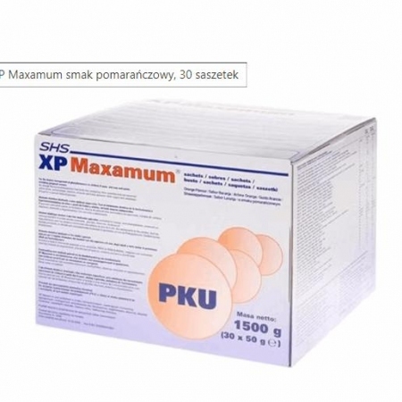 XP Maxamum saszetki o smaku pomarańczowym, 30 szt.