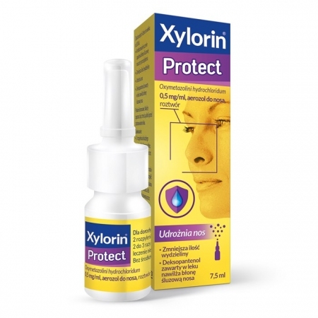 Xylorin Protect 0,5 mg aerozol do nosa, 7,5 ml
