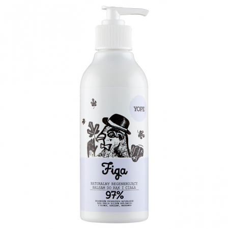 YOPE FIGA Naturalny regenerujący balsam do rąk i ciała 300 ml