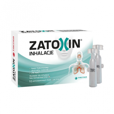 Zatoxin Inhalacje roztwór do inhalacji fiolki 3 ml, 10 szt.