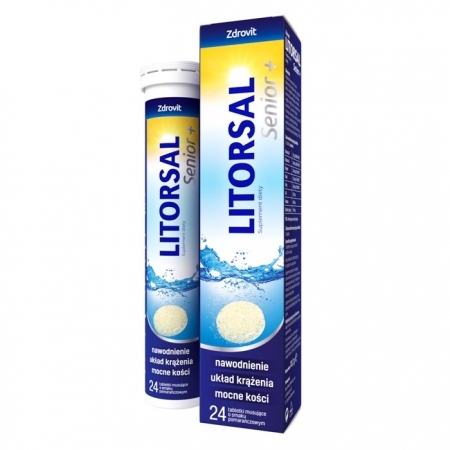 ZDROVIT Litorsal Senior+ 24 tabletki musujące