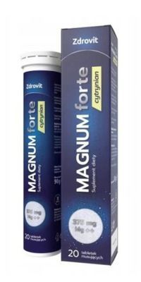ZDROVIT Magnum Forte cytrynian 20 tabletek musujących