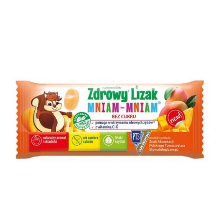 Zdrowy Lizak Mniam-Mniam mango 1 sztuka