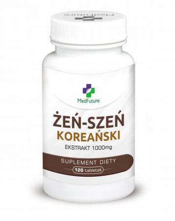 Żeń-szeń koreański 1000mg 120 tabletek